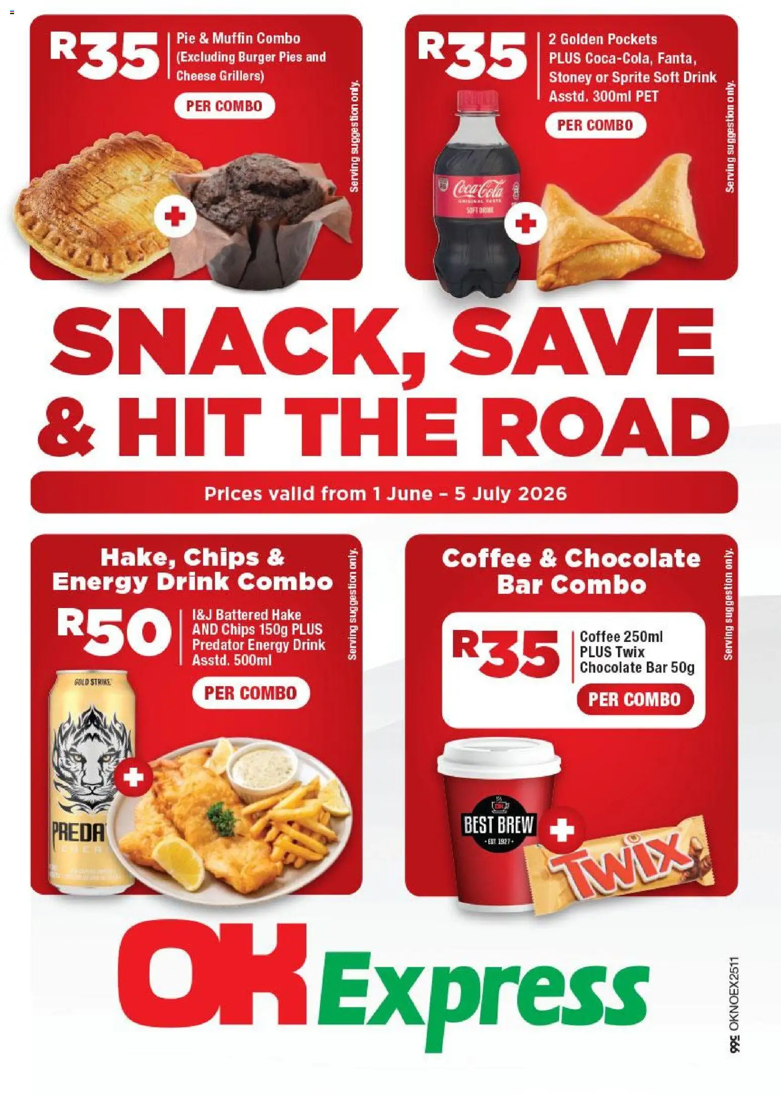 New OK Foods catalogue – valid from 01.06.2026 | Page: 1 | Products: Cheese, Coffee, Chocolate, Stoney