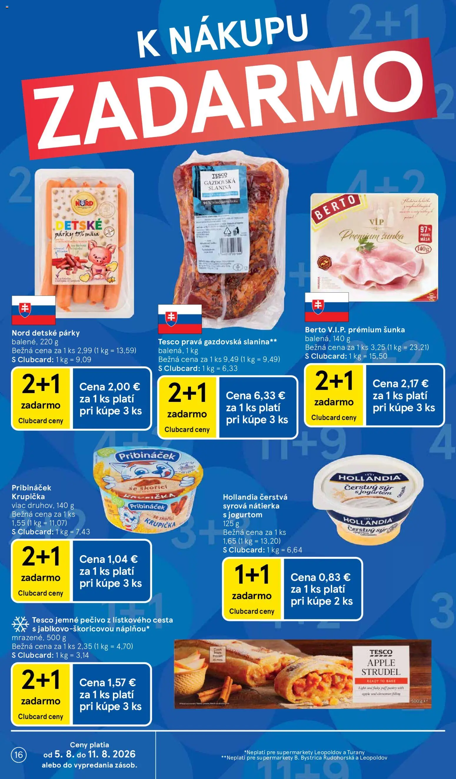 Nové Tesco akcie – leták je platný od 05.08.2026 | Strana: 16