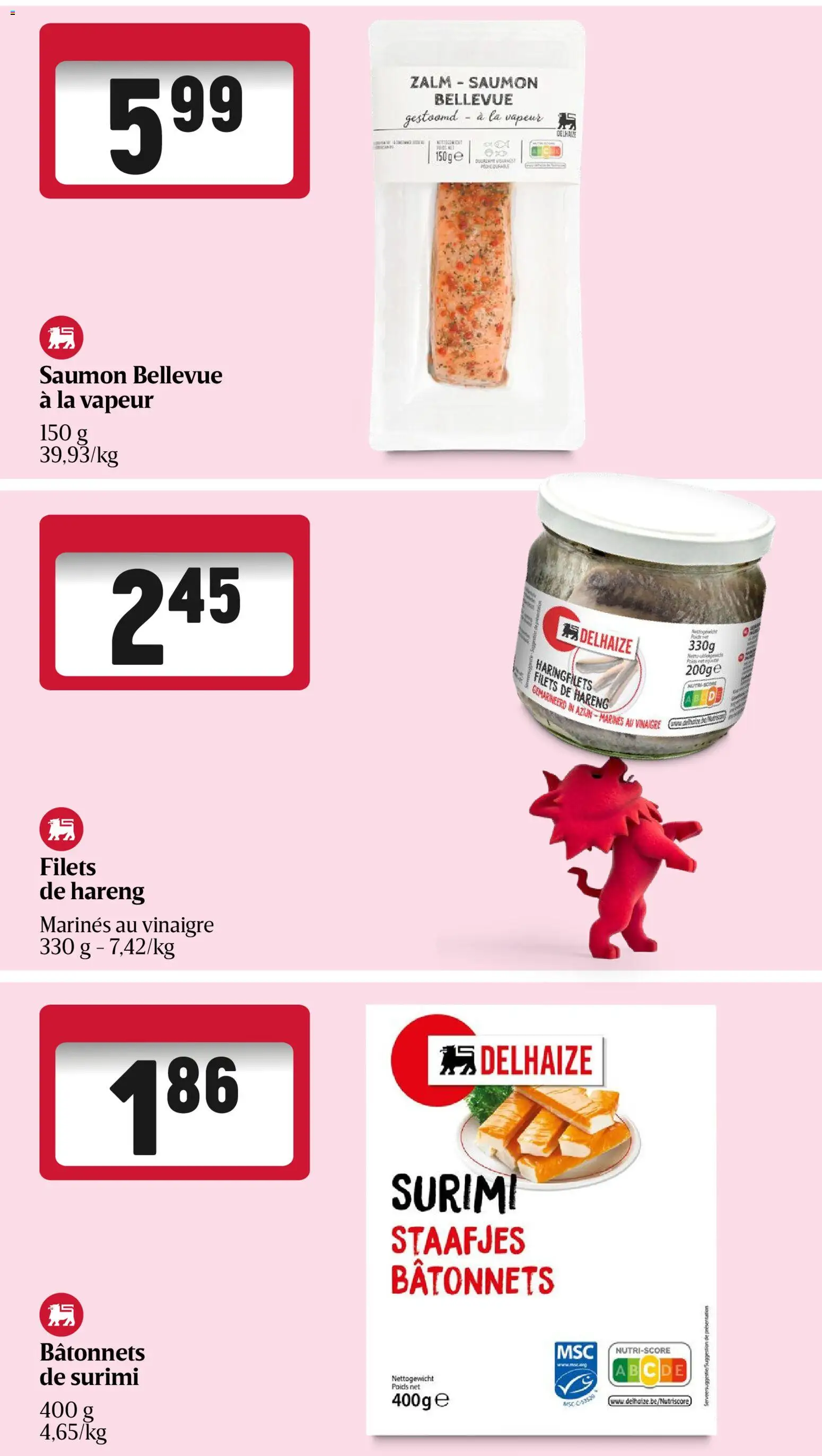 {H1} | Pagina: 40 | Producten: Zalm, La, Surimi sticks