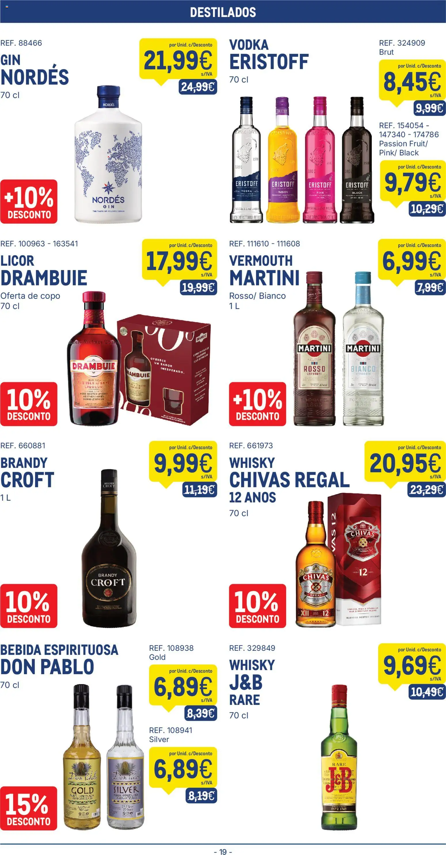 Makro folheto │ válido de 18/08/2026 | Página: 19 | Produtos: Martini, Brandy, Vodka, Bebida