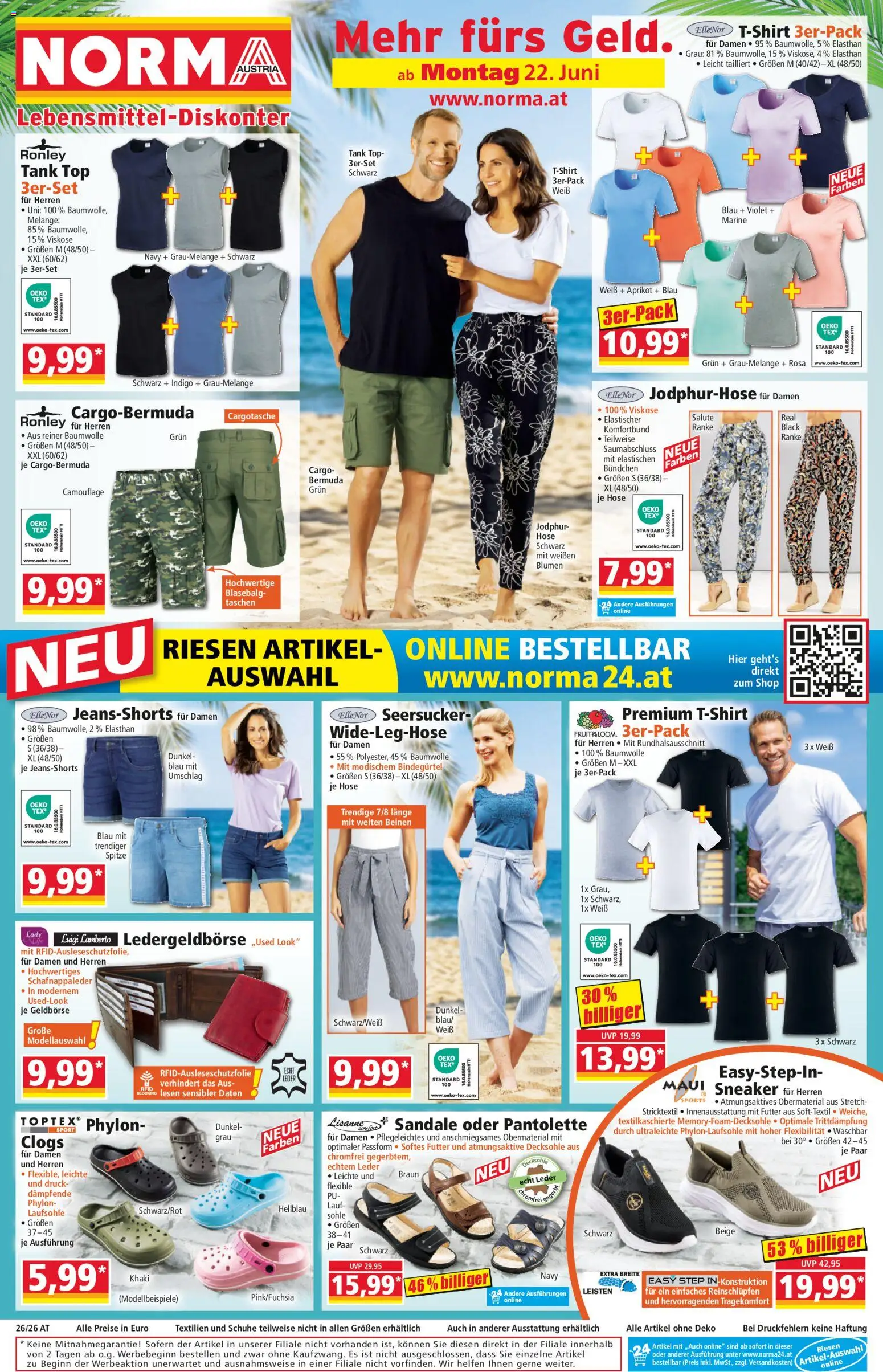 Norma Flugblatt gültig ab 22.06.2026 | Seite: 1 | Produkte: Hose