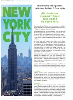 Vista previa Viajes El Corte Inglés Nueva York válido desde el 14/01/2026 | Página: 2 | Productos: Bicicleta, Té
