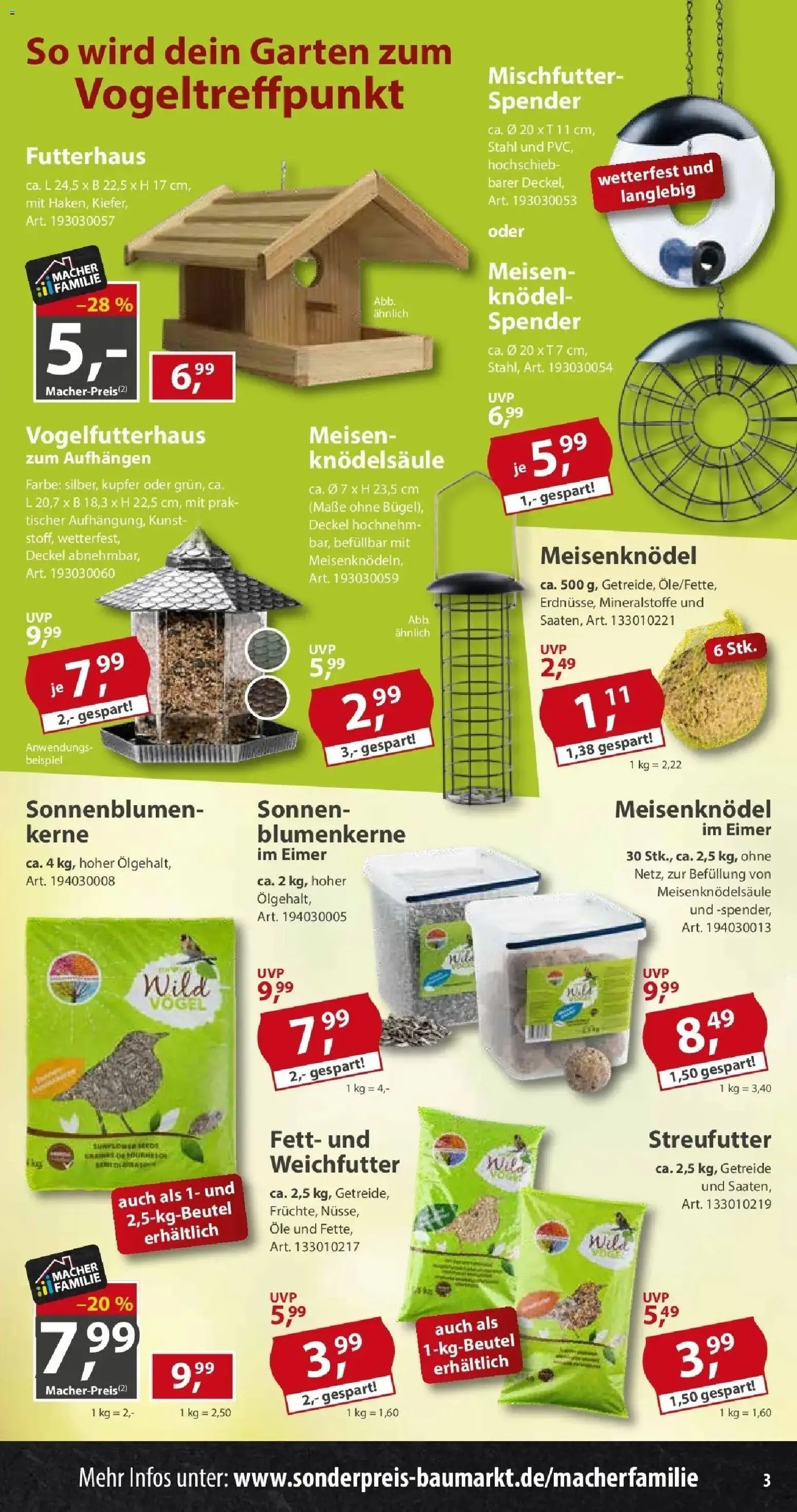 Sonderpreis Baumarkt - Sonderpreis Baumarkt: Aktuelle Angebote (ab 19.09.2026) zum Blättern | Seite: 3 | Produkte: Getreide