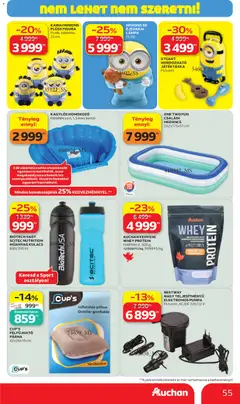 Auchan akciós újság - amely érvényes a következő dátumtól: 2026.07.02. | Oldal: 55