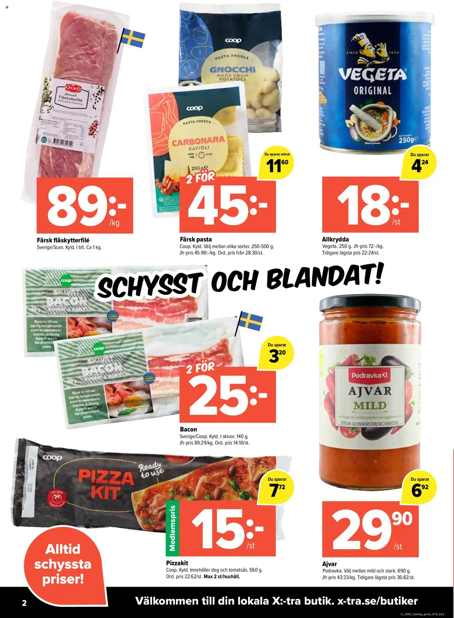 Coop X:-TRA reklamblad aktuell från 12/10/2026 | Sida: 2