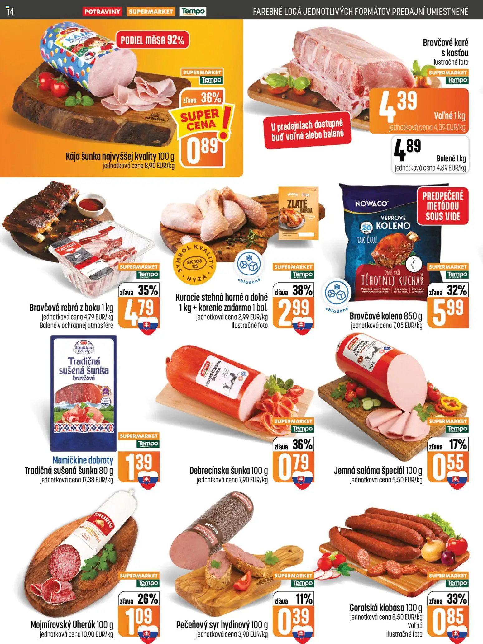 Nové COOP Jednota akcie – leták je platný od 08.10.2026 | Strana: 14