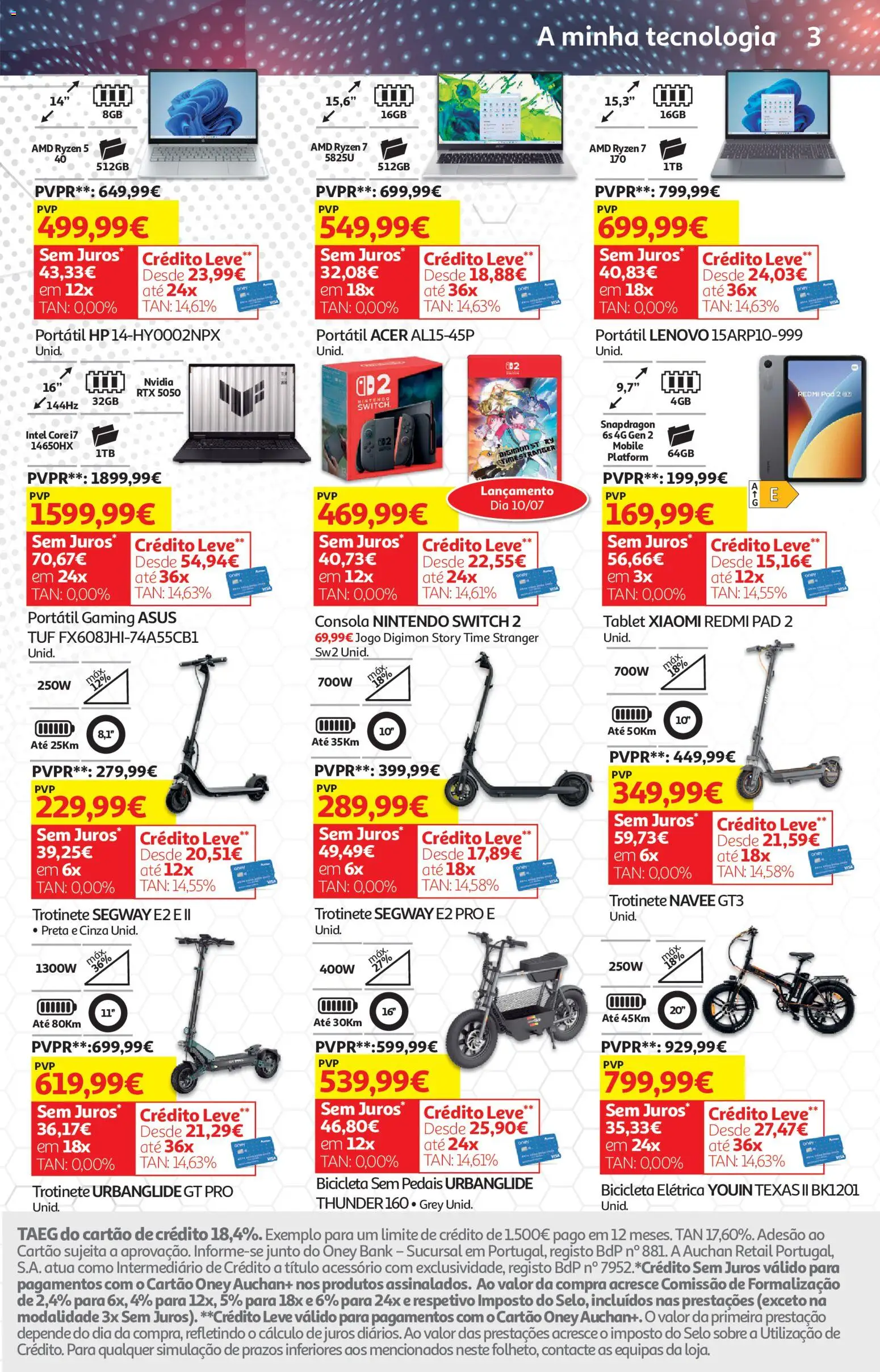 Auchan - Férias de Verão - Tempos Livres │ válido de 07/07/2026 | Página: 34