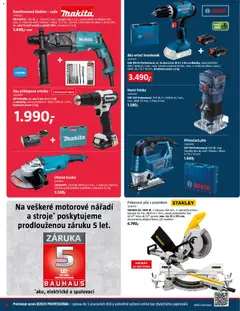 Náhled letáku Bauhaus leták od 04.09.2026 | Strana: 8 | Produkty: Makita, Příklepová vrtačka, Kladivo, Frézka