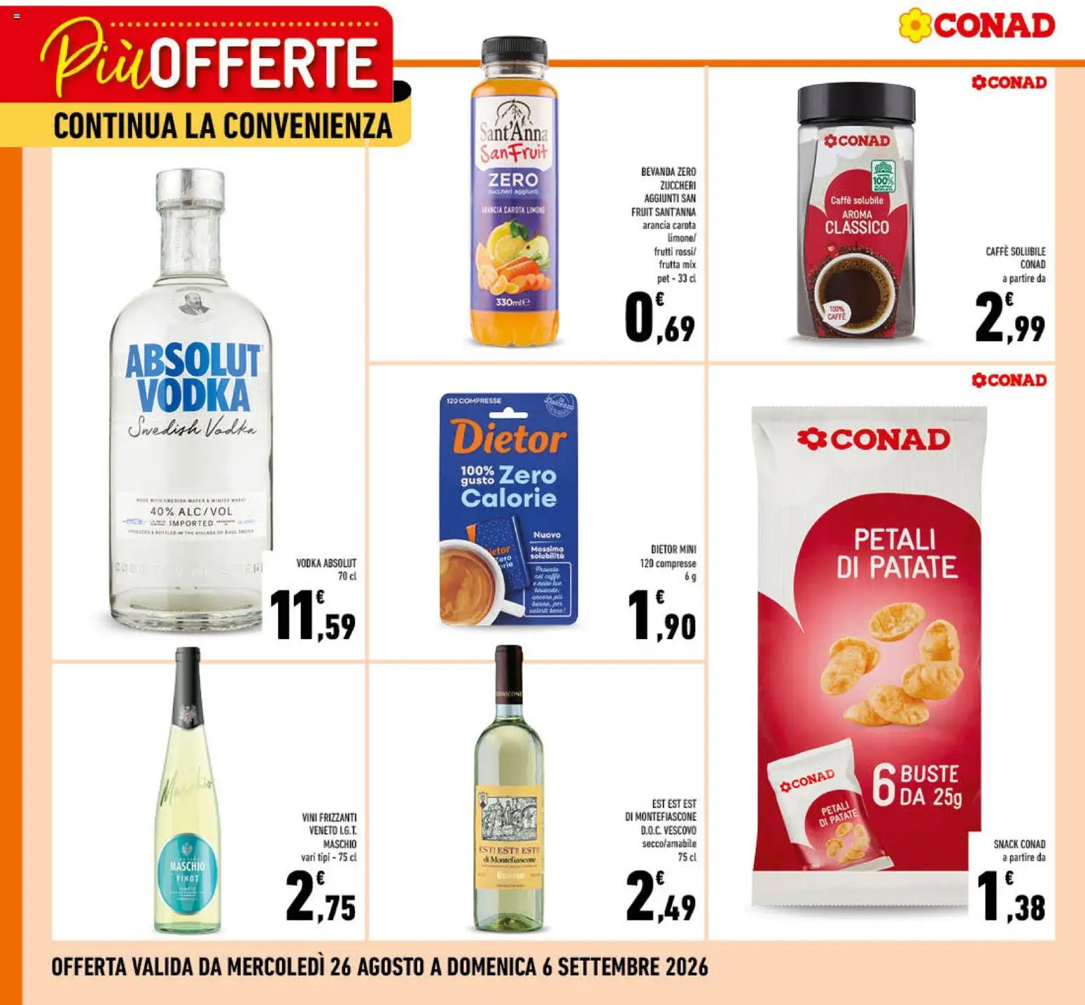 Volantino Conad del 26/08/2026 | Pagina: 2