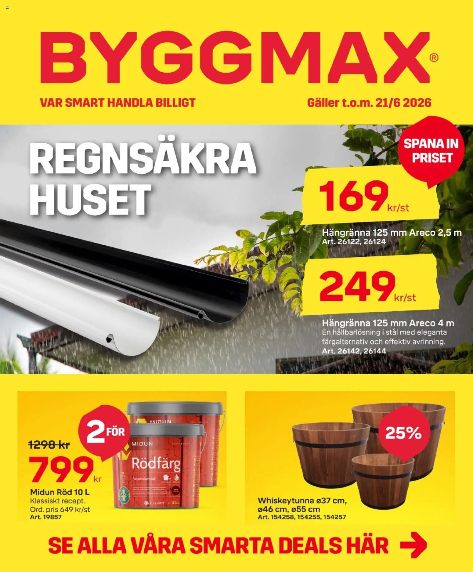 ByggMax reklamblad aktuell från 11.06.2026 | Sida: 1
