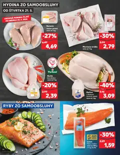 Kaufland leták platný od 21.05.2026 | Strana: 14 | Produkty: Ryby, Kuracie rezne, Losos, Kurča