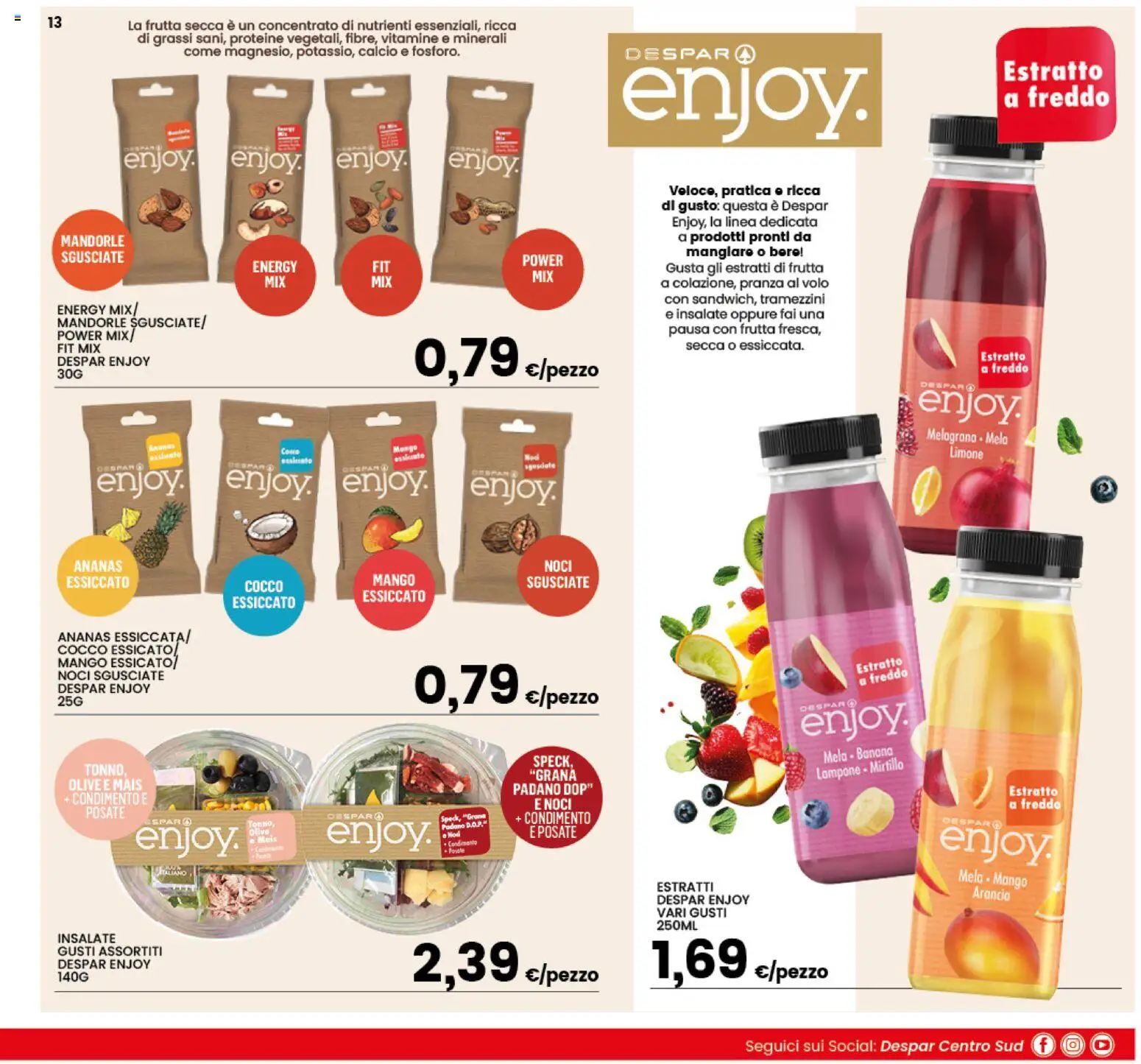 Volantino Interspar del 09/07/2026 | Pagina: 13 | Prodotti: Limone, Lampone, Cocco, Arancia
