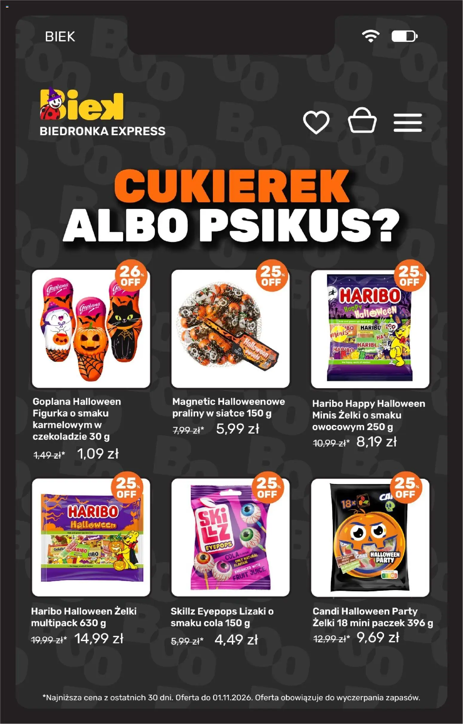 Biedronka Polsko leták - Biek od 30.10.2026 | Strana: 9 | Produkty: Haribo, Cola