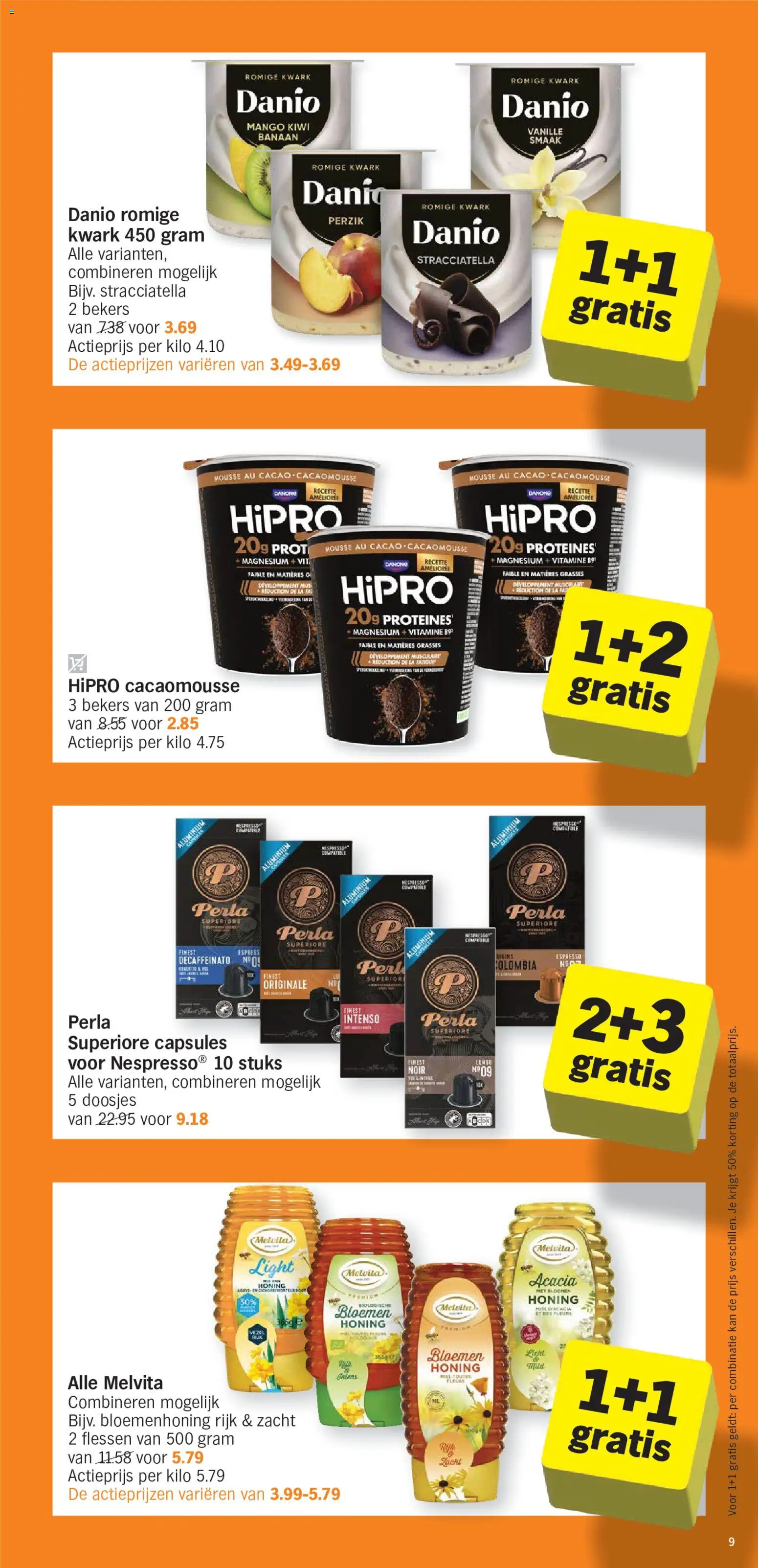 {H1} | Pagina: 9 | Producten: Bloemen, Kiwi, Kwark, Mango