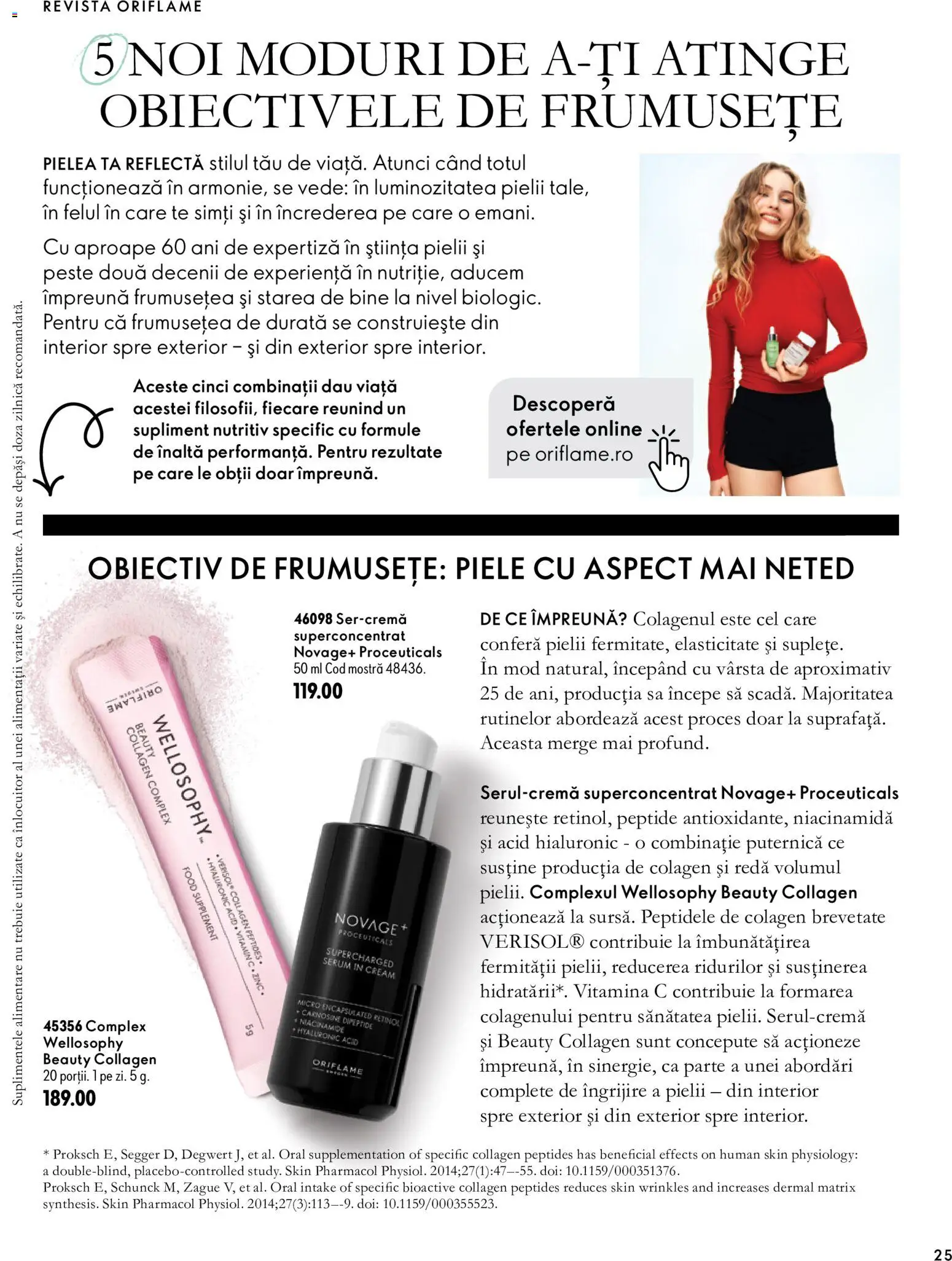 Noul catalog Oriflame – valabil de la 30.09.2026 | Pagină: 25 | Produse: Serum, Pește