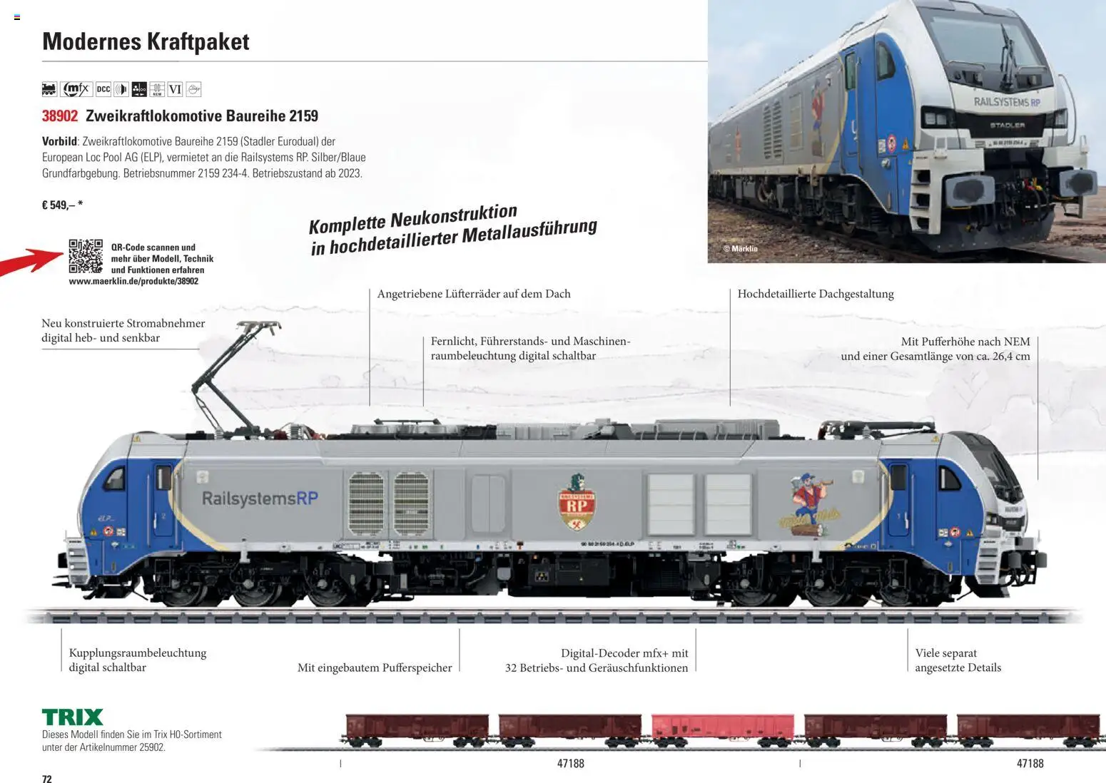 Conrad Märklin Katalog – gültig ab 01.01.2026 | Seite: 74
