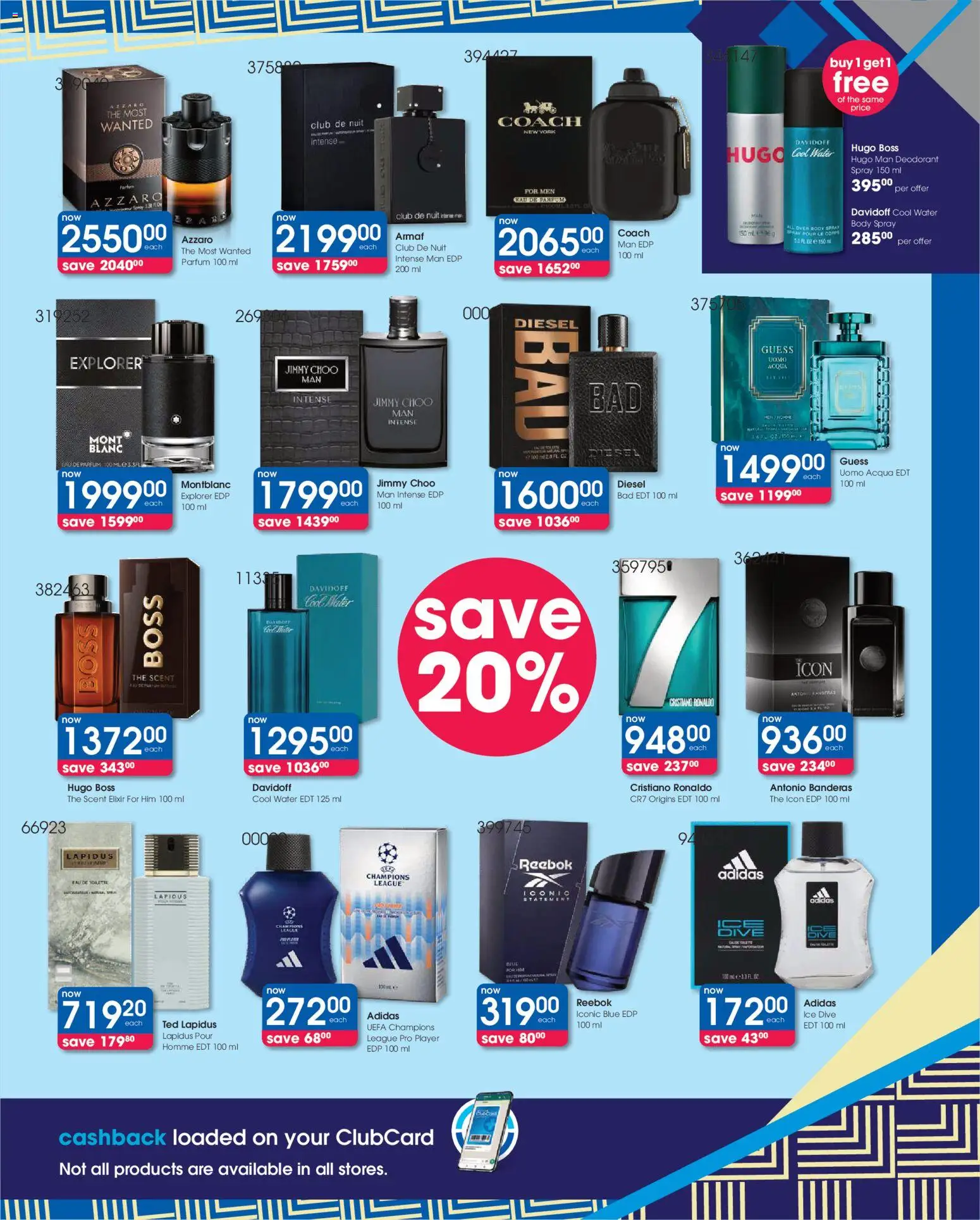 New Clicks catalogue – valid from 09.06.2026 | Page: 7 | Products: Perfume, Eau de toilette, Deodorant, Water