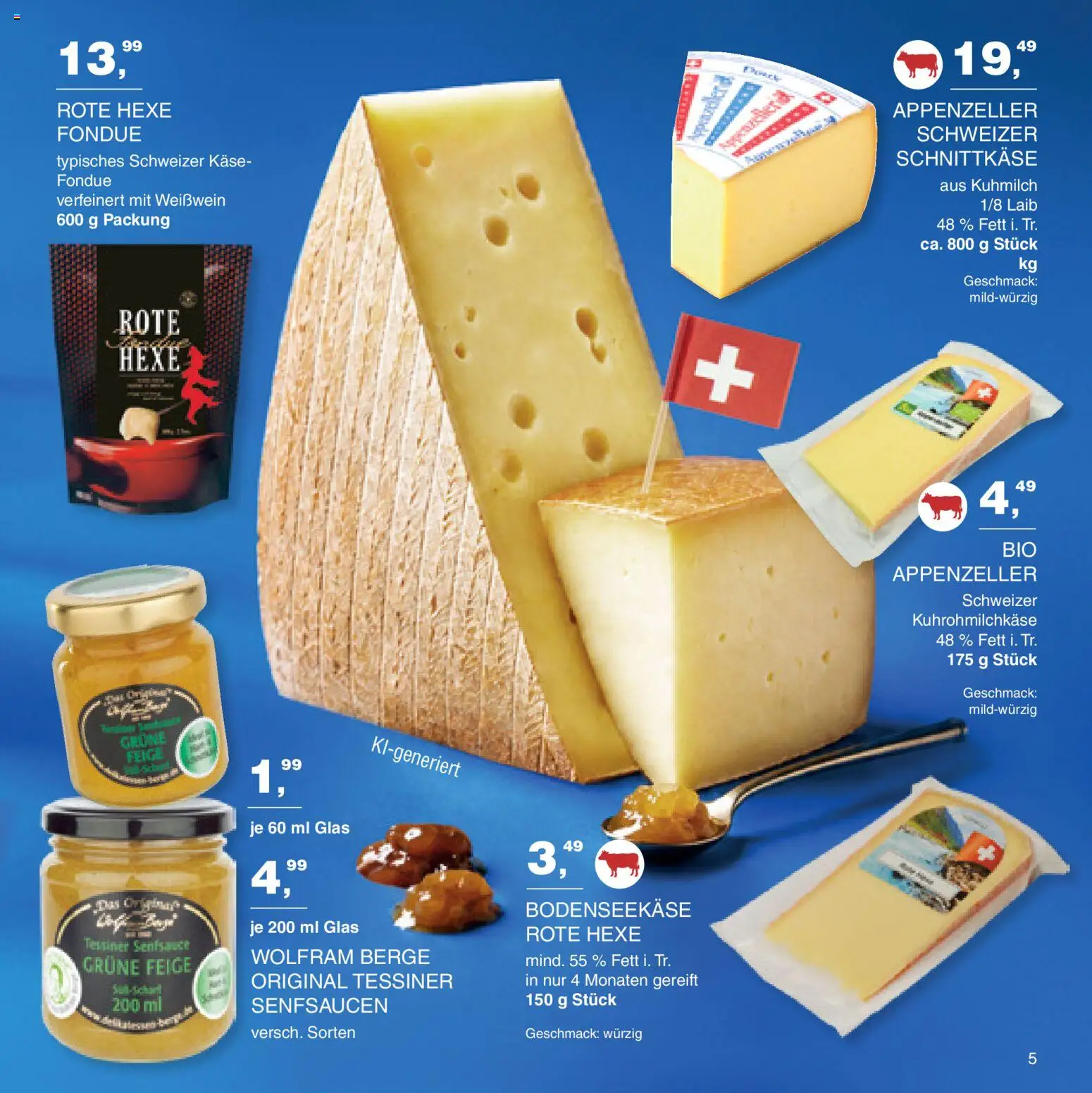 Handelshof Käse-Spezialitäten – gültig ab 15.10.2026 | Seite: 5 | Produkte: Käse, Weißwein, Fondue
