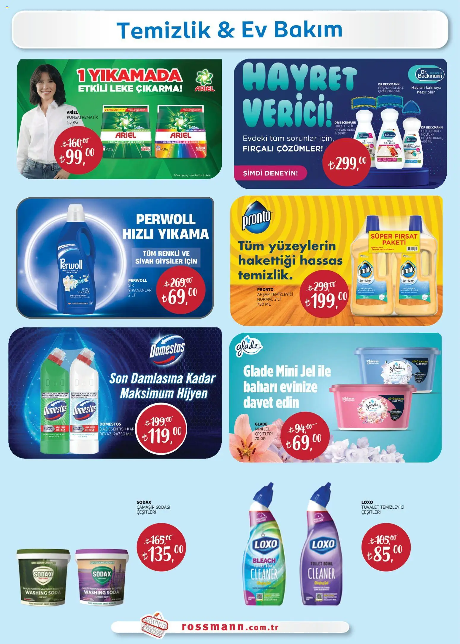 Rossmann - Mayıs Ev & Yaşam Kataloğu - 30.04.2026 tarihinden itibaren geçerlidir | Sayfa: 8 | Ürünler: Tuvalet, Halı, Koku, Soda