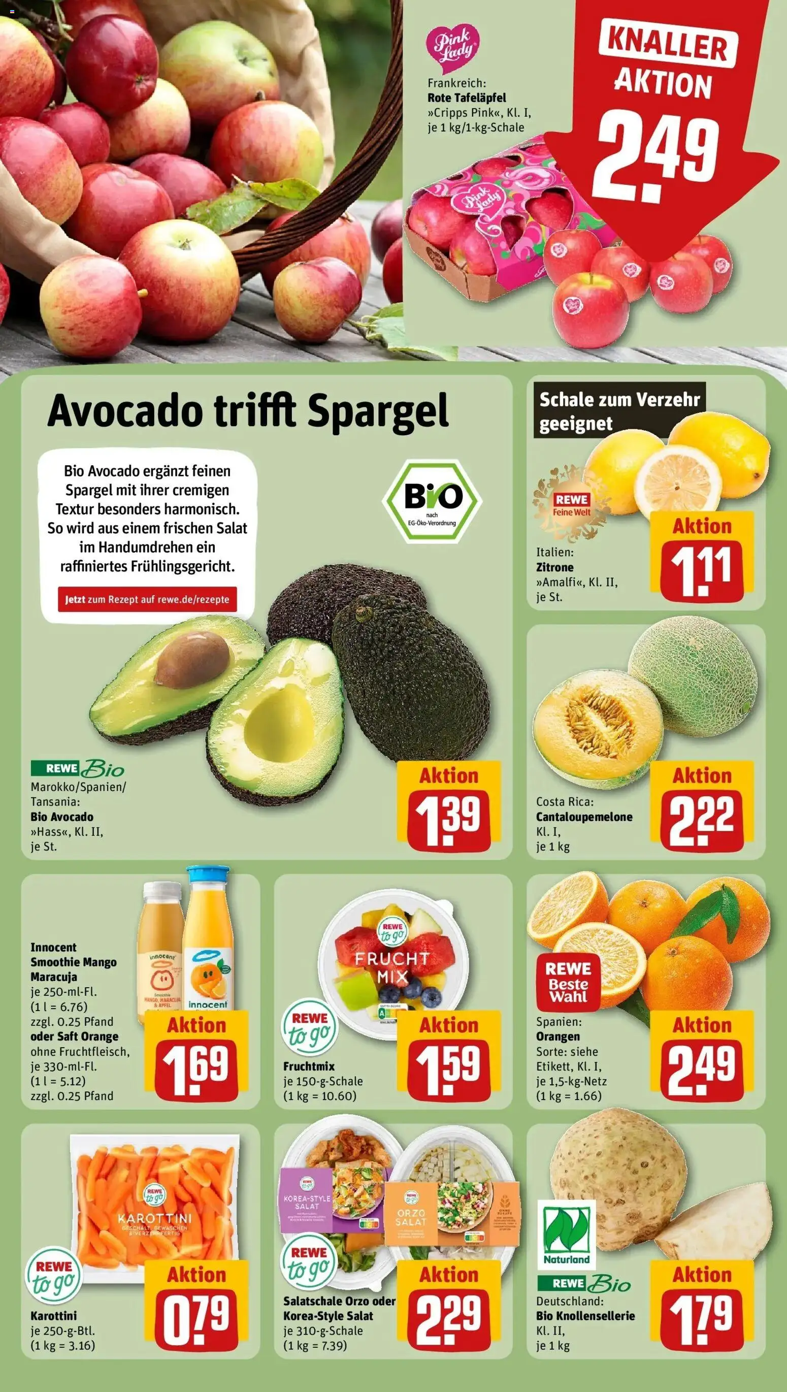 Rewe Prospekt Ranstadt	 – gültig ab 12.04.2026 | Seite: 4 | Produkte: Orangen, Spargel, Zitrone, Mango