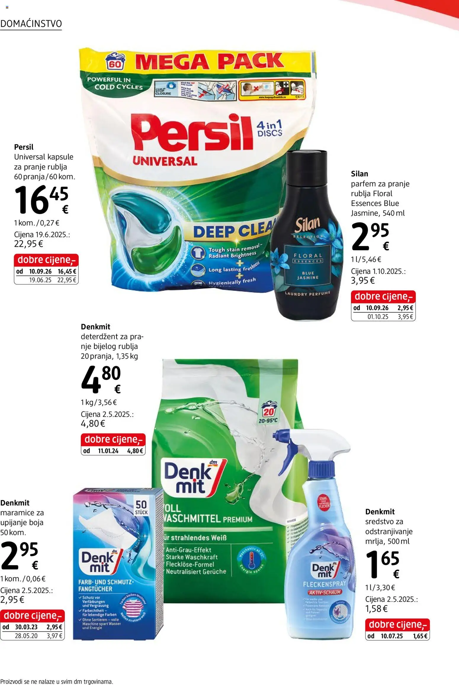 DM katalog | vrijedi od 01.10.2026 | Stranica: 16 | Proizvodi: Parfem, Maramice, Persil, Kapsule