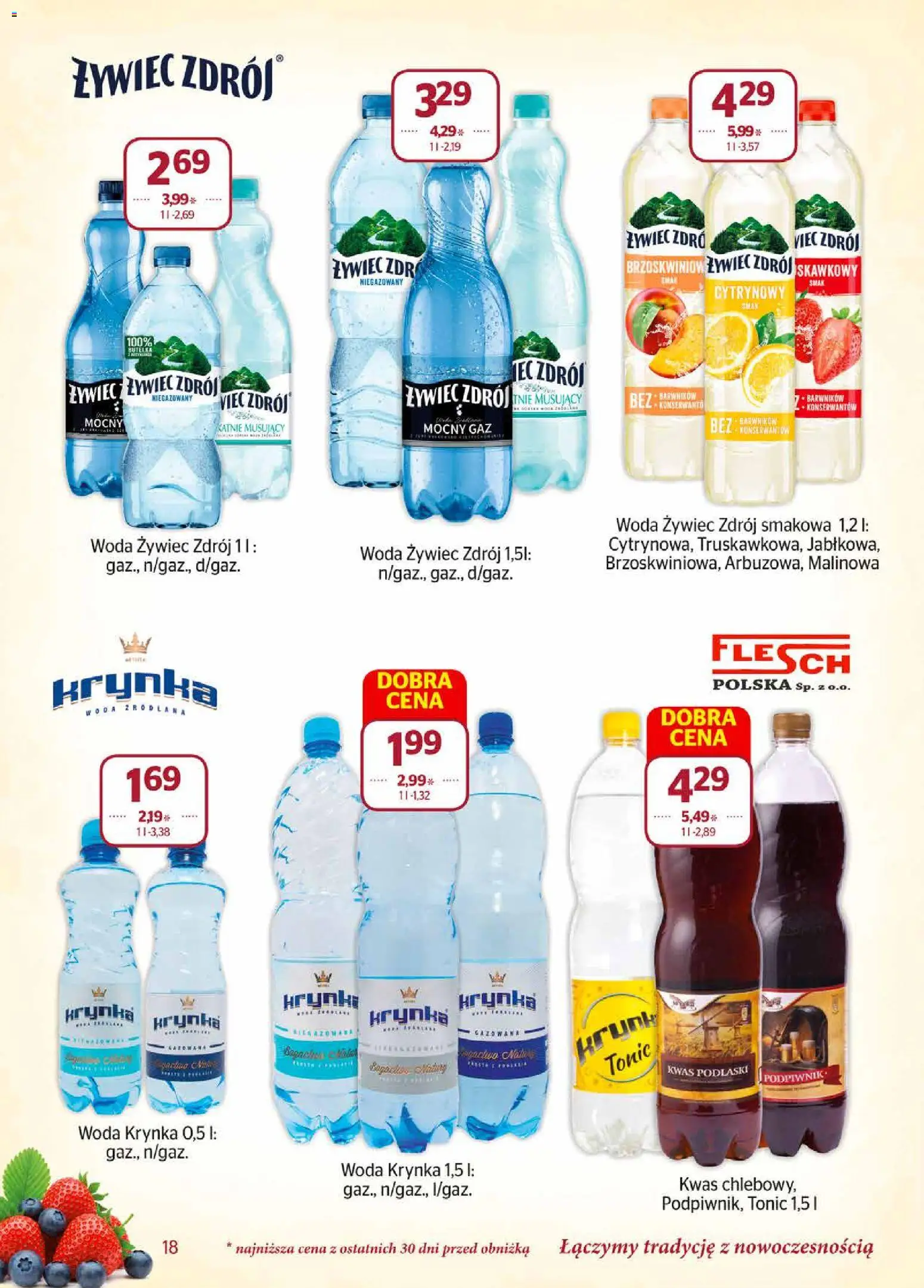 Społem gazetka od 01.06.2026 | Strona: 18 | Produkty: Woda żywiec, Woda źródlana, Woda