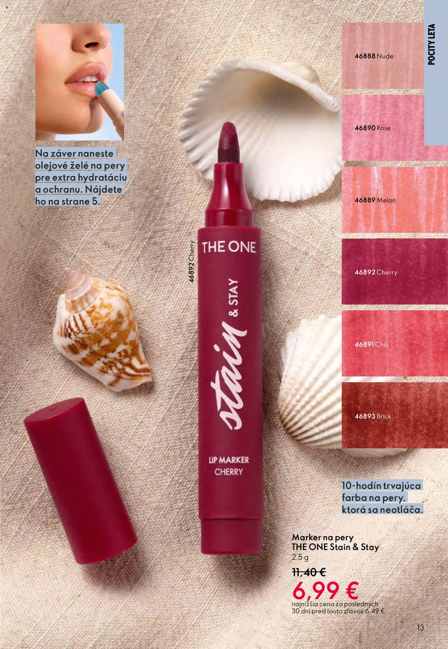 Nové Oriflame akcie – leták je platný od 27.05.2026 | Strana: 13 | Produkty: Melón