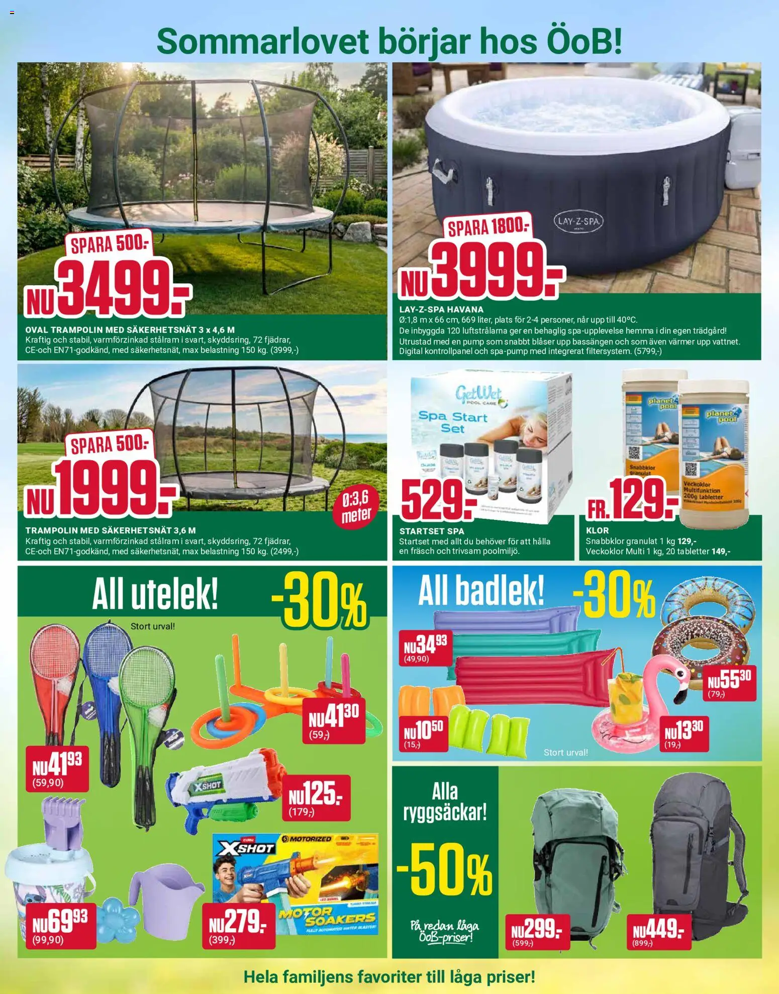 ÖoB reklamblad aktuell från 08.06.2026 | Sida: 9 | Produkter: Pool, Pump