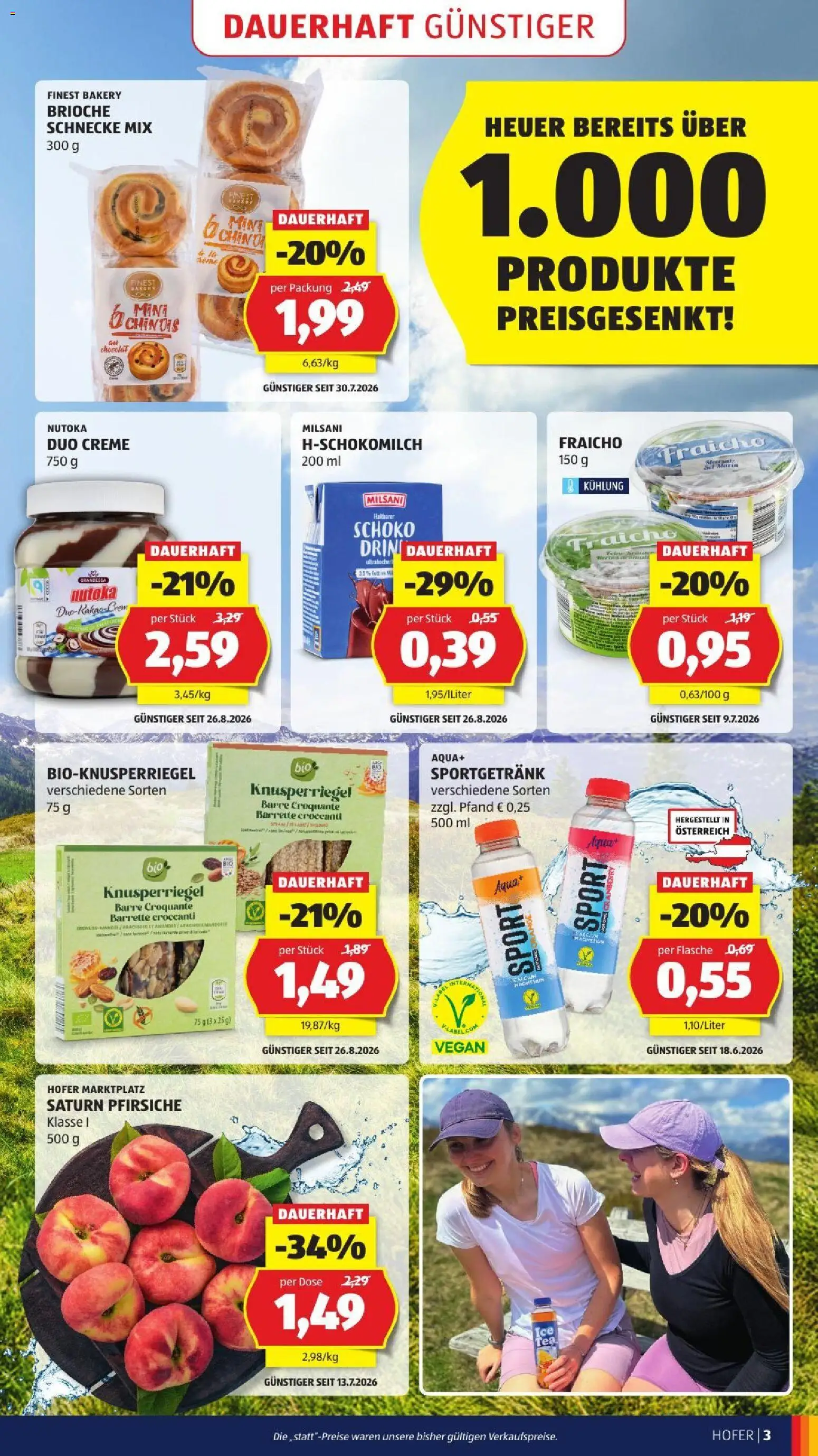 Hofer Flugblatt gültig ab 28.08.2026 | Seite: 13 | Produkte: Creme, Brioche