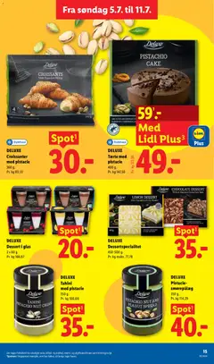 Lidl - Tilbudsavis gyldig fra 05/07/2026 | Side: 15 | Produkter: Croissanter, Is, Søm