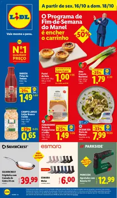 Pré-visualização Lidl Promoções Fim de Semana válido de 16/10/2026