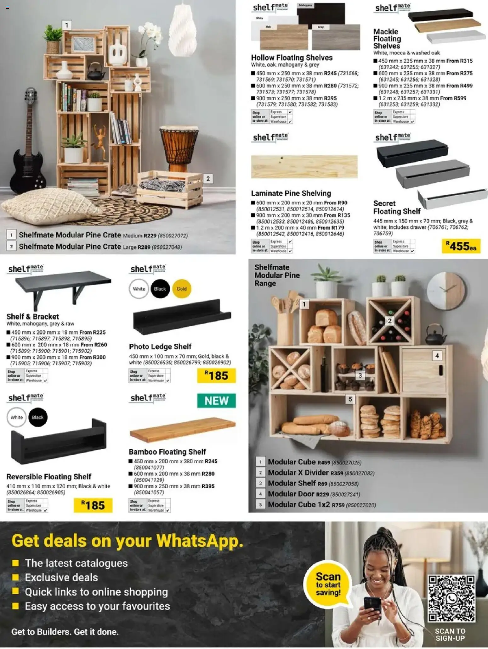 New Builders catalogue – valid from 19.05.2026 | Page: 19 | Products: Crate, Shelf