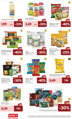 Rimi leidinys galioja nuo 2026.09.01 | Puslapis: 20 | Prekių: Sultinys, Sėklos, Aliejus, Makaronai