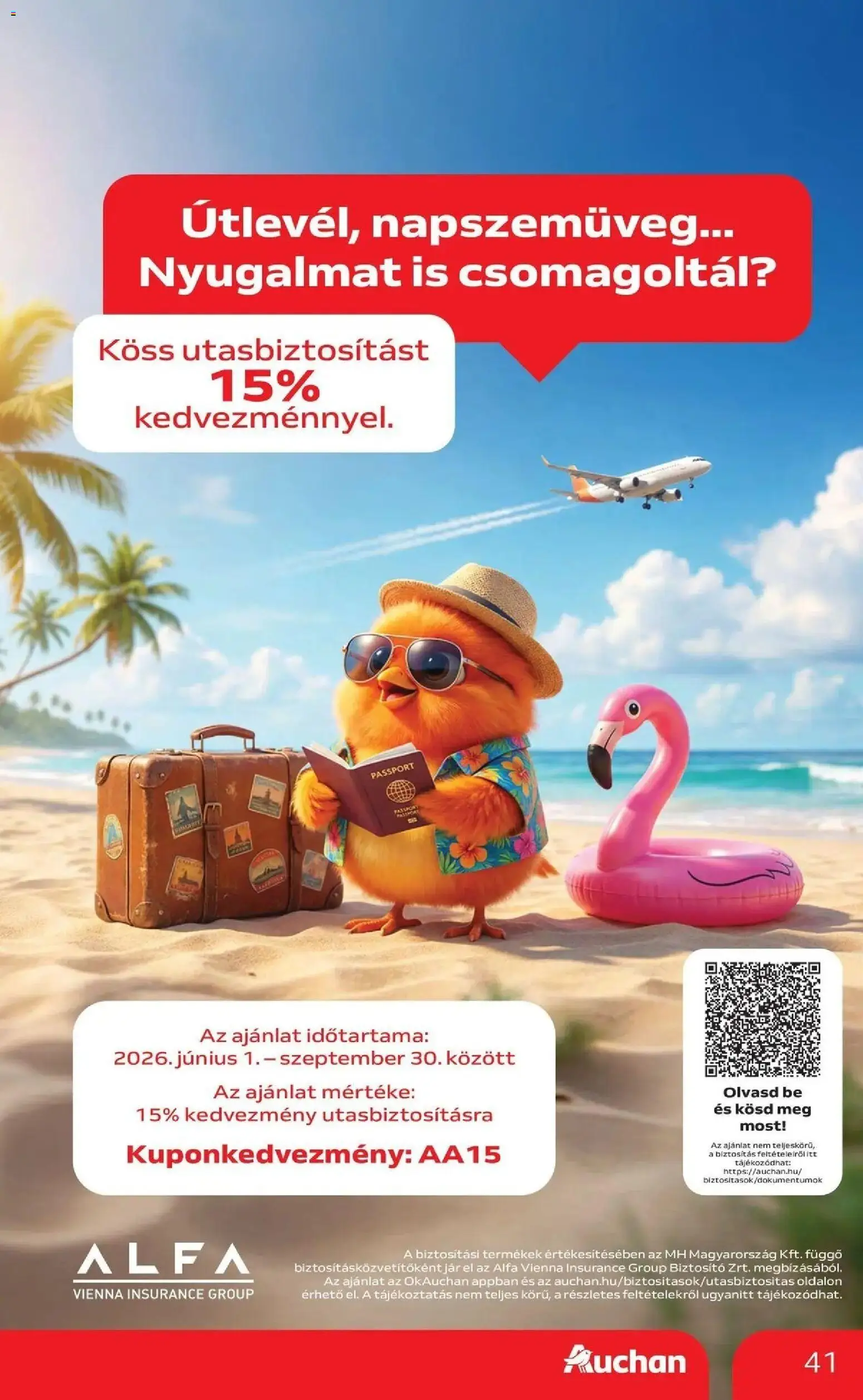 Auchan akciós ujság - amely érvényes a következő dátumtól: 2026.07.30. | Oldal: 41 | Termékek: Napszemüveg, Jar