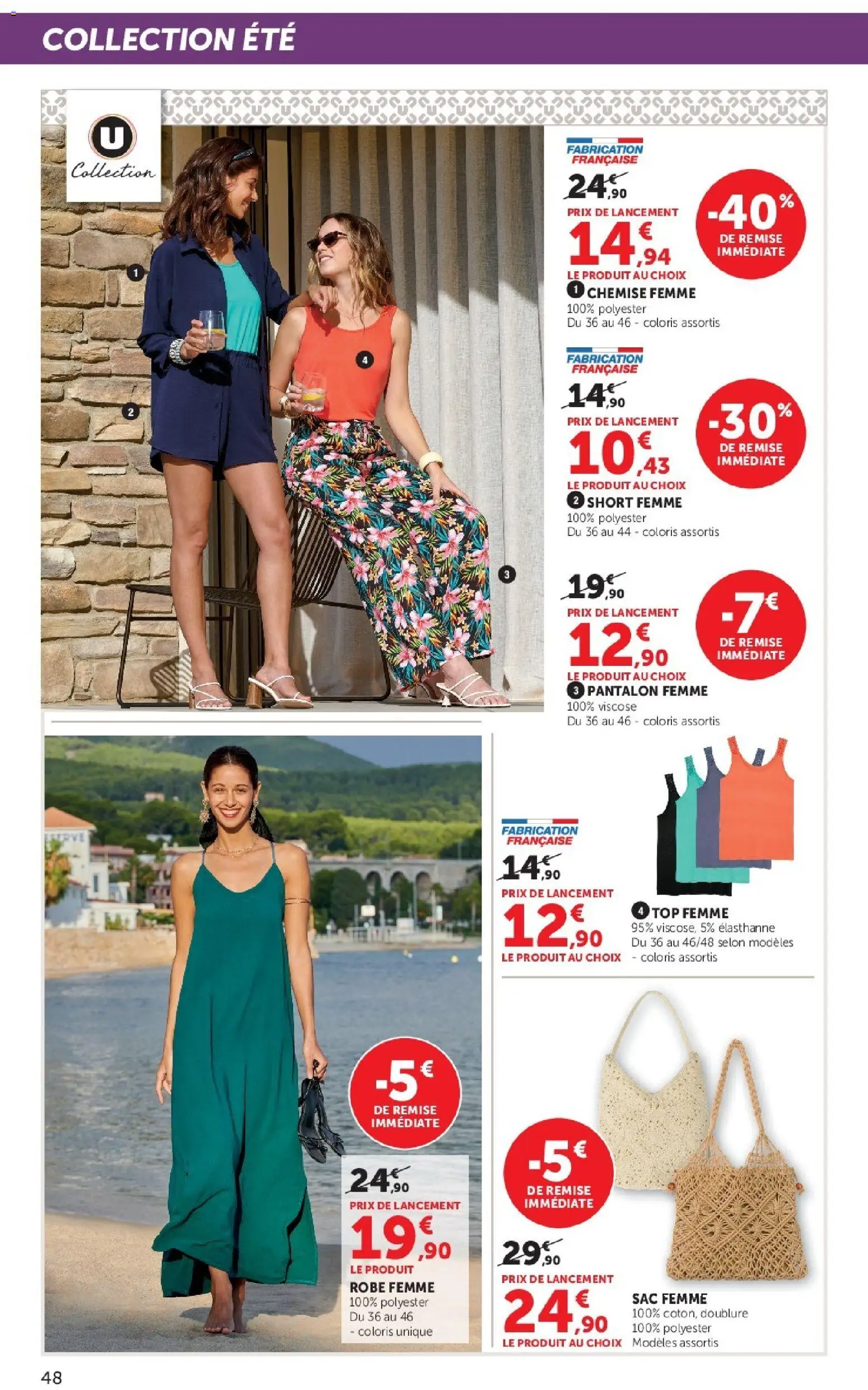 {H1} | Page: 48 | Produits: Robe, Sac, Chemise, Pantalon
