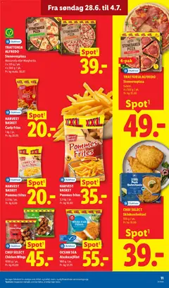 HARVEST BASKET Pommes frites, Pommes frites. 2,5 kg / ps. gyldig fra 28/06/2026 | Side: 11
