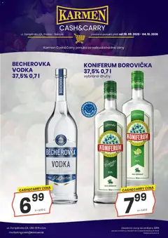 KARMEN CBA leták platný od 28.09.2026