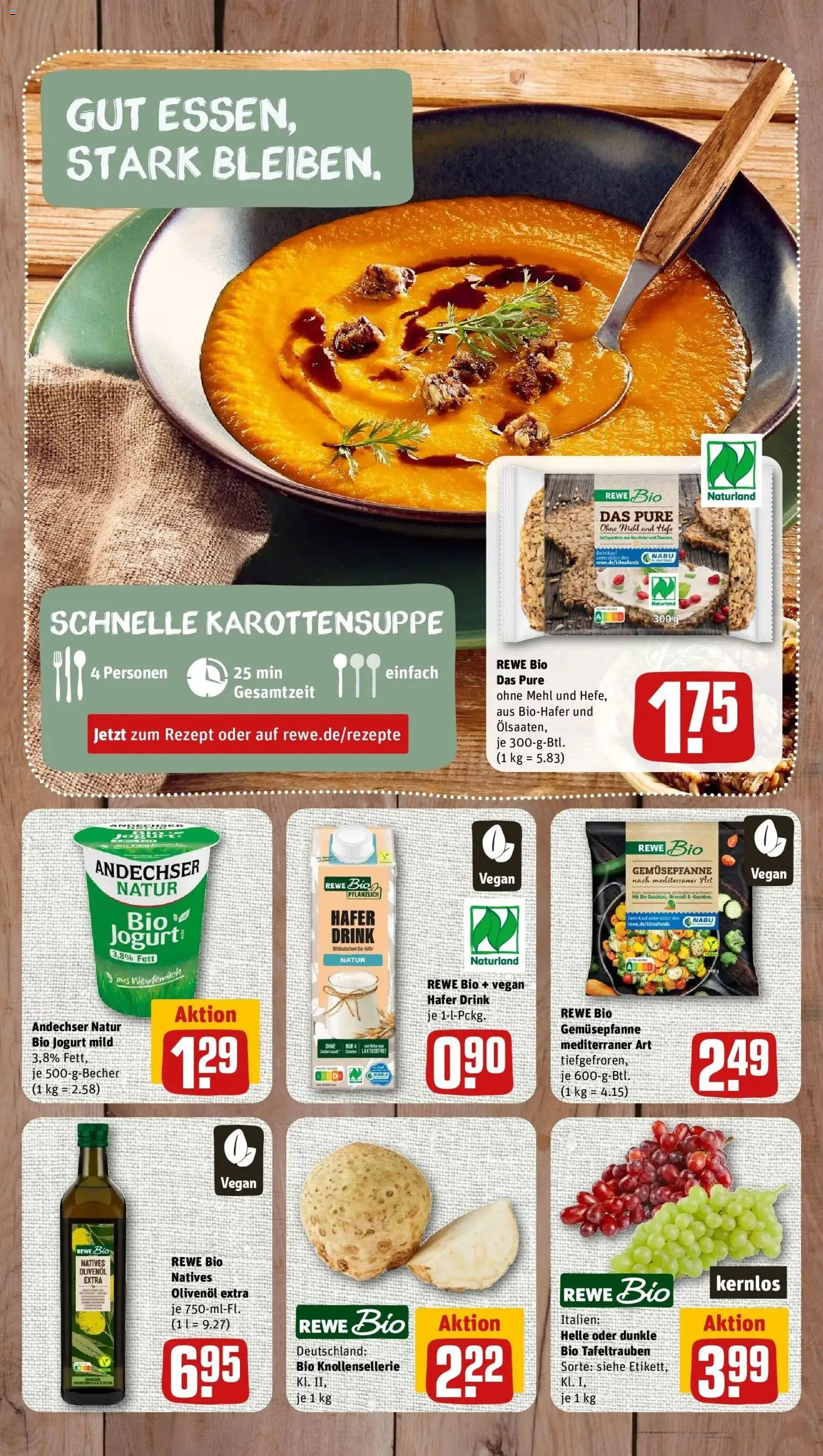 REWE Prospekt ab 05.10.2026 zum Blättern » Angebote | Seite: 2 | Produkte: Mehl, Olivenol