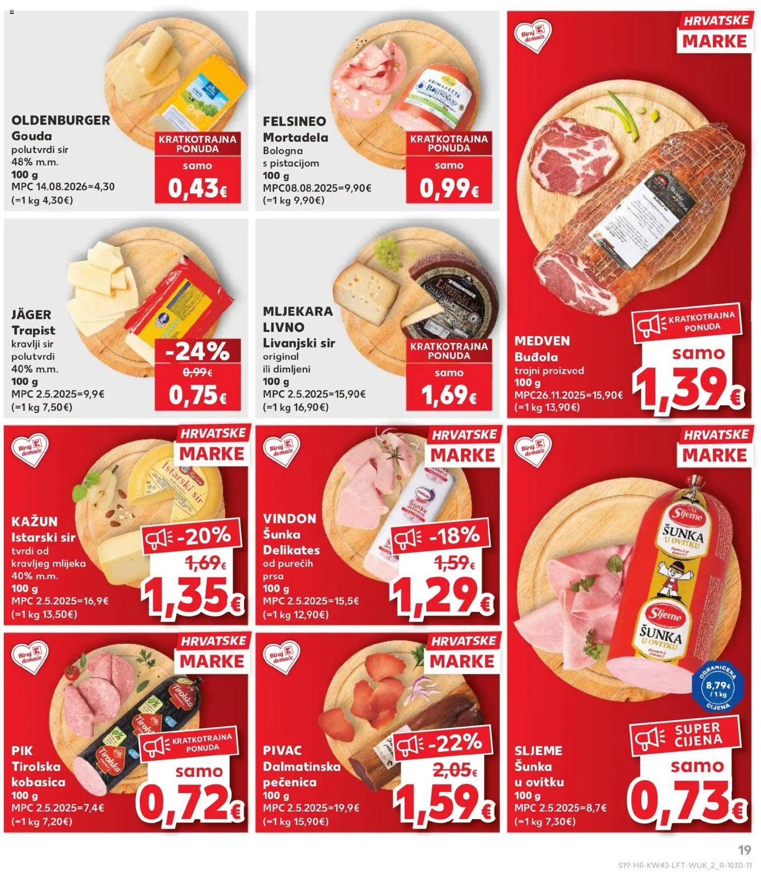 Kaufland HR akciós ujság - amely érvényes a következő dátumtól: 2026.09.30. | Oldal: 19