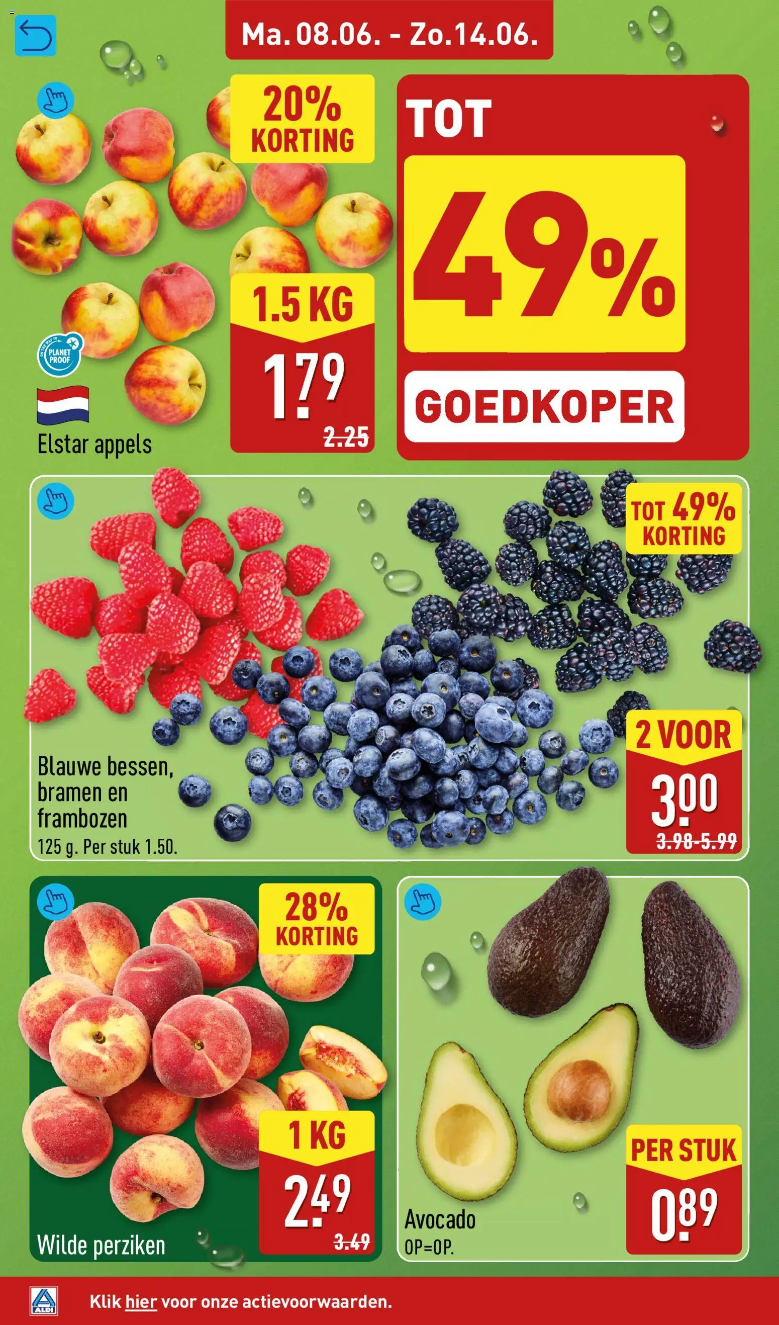 {H1} | Pagina: 4 | Producten: Avocado, Appels, Perziken, Frambozen