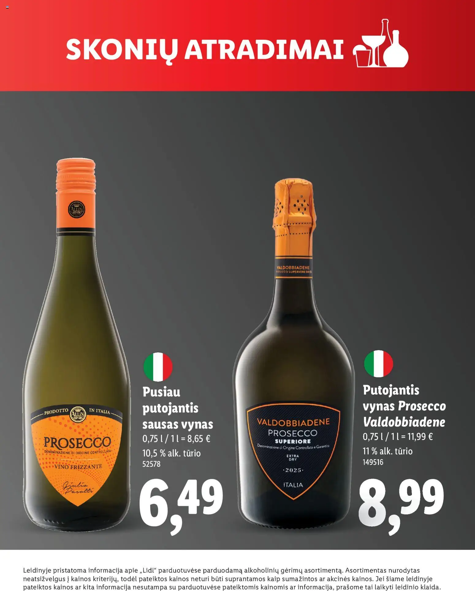 LIDL akcijos nuo 2025.12.05 | Puslapis: 9 | Prekių: Vynas