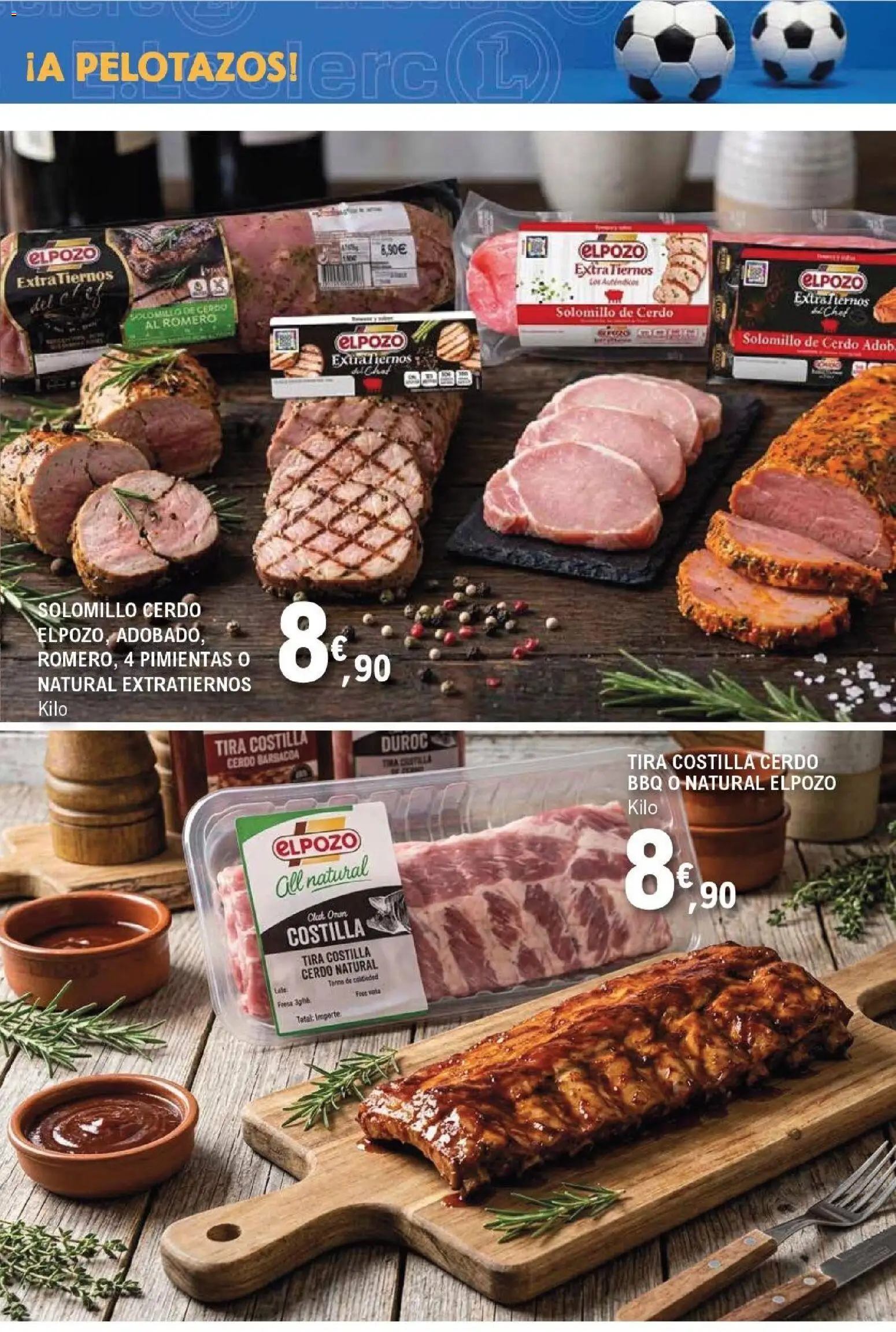 E.Leclerc Pamplona │ válido desde el 01.06.2026 | Página: 23 | Productos: Solomillo de cerdo, Cerdo, Barbacoa