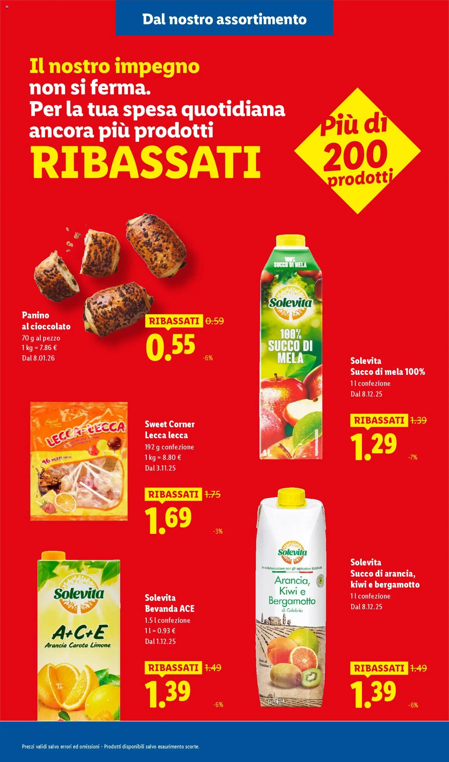 Volantino Lidl del 08/01/2026 | Pagina: 31 | Prodotti: Cioccolato, Lecca lecca, Carota, Limone