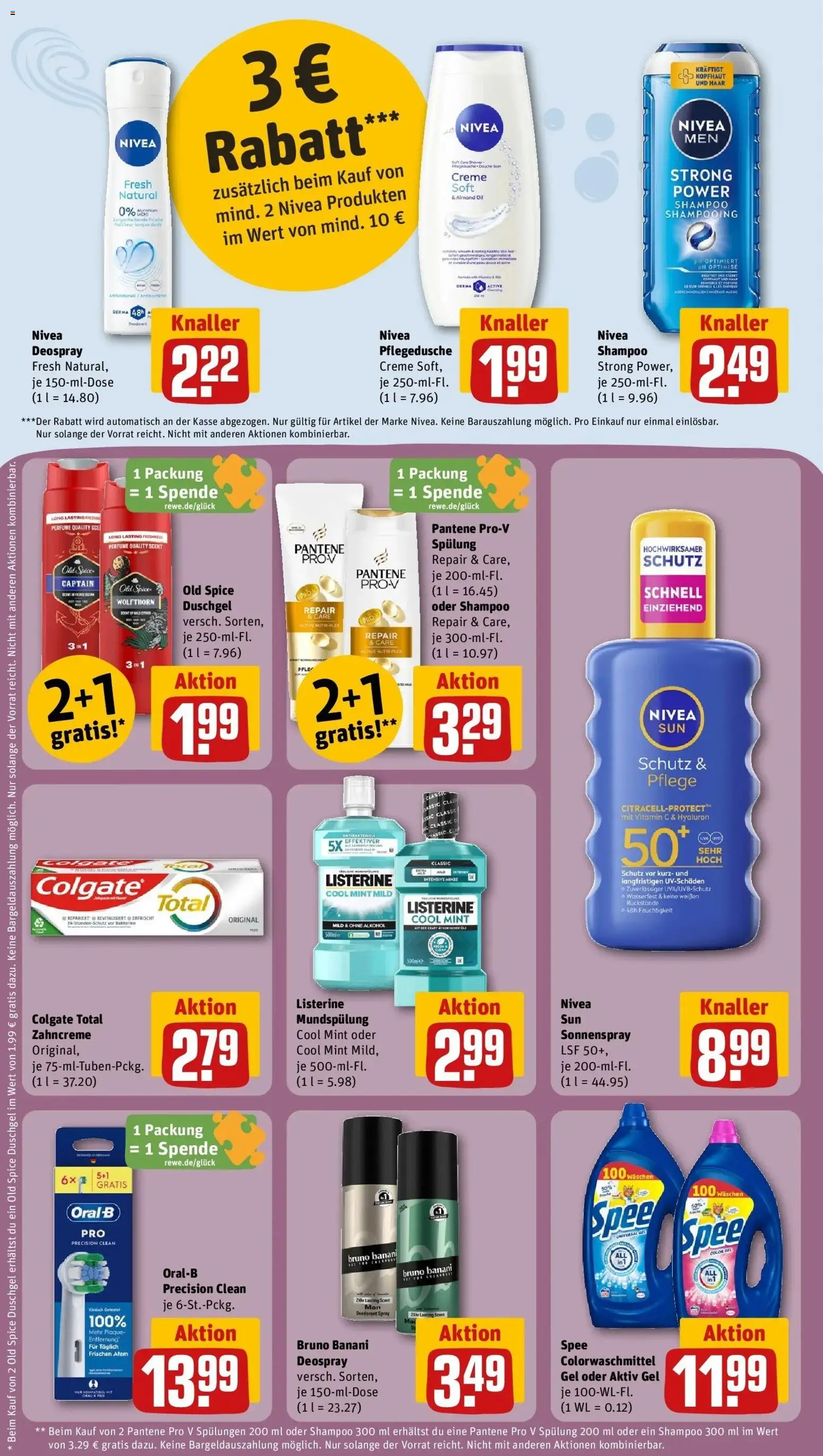 Rewe Prospekt Templin – gültig ab 27.07.2026 | Seite: 29 | Produkte: Creme, Duschgel, Spee, Deospray