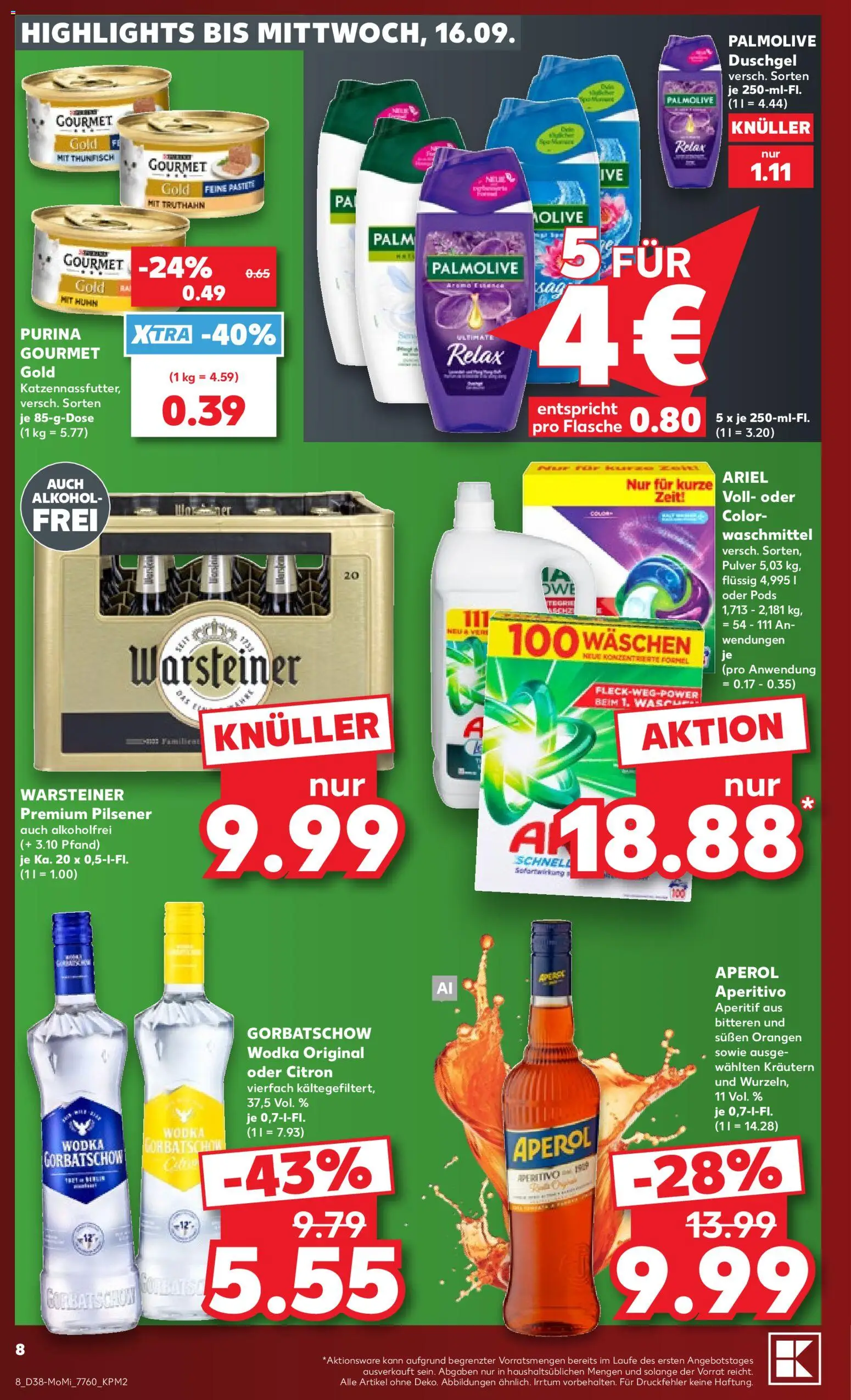 {H1} | Pagina: 8 | Producten: Wodka, Aperol