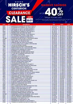 Hirsch's specials catalogue – valid from 20.06.2026