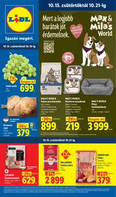 Lidl akciós újság - amely érvényes a következő dátumtól: 2026.10.15.