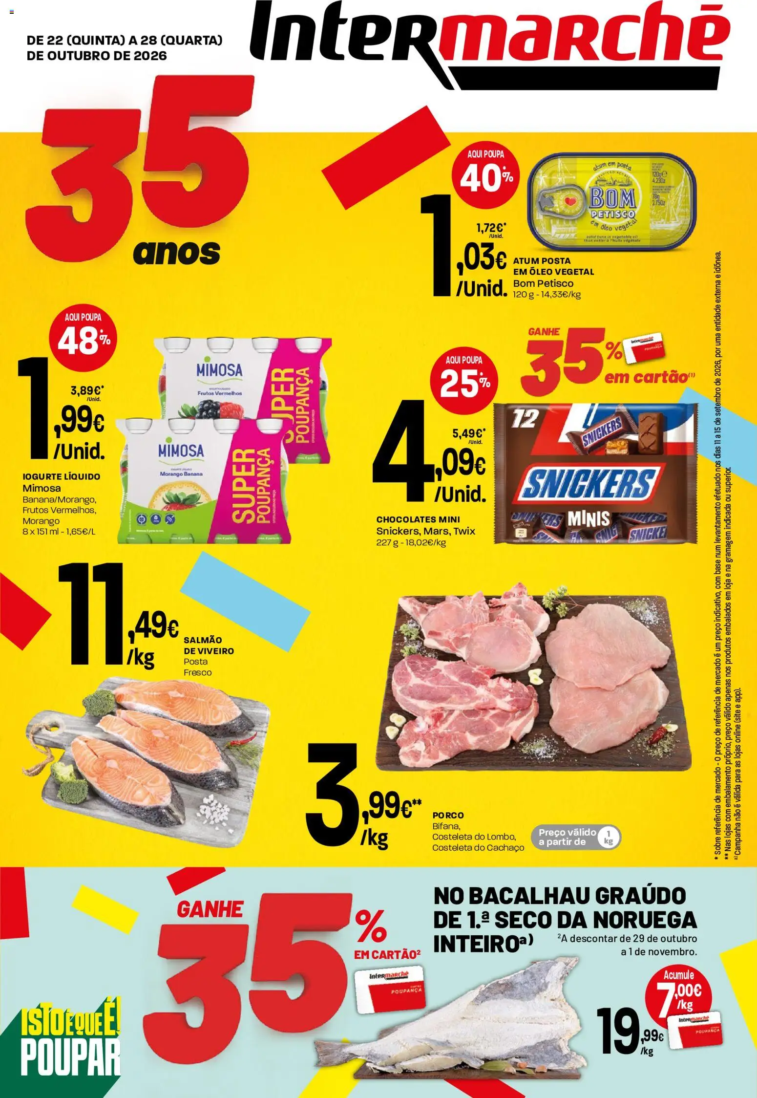 Intermarché folheto │ válido de 22/10/2026 | Página: 1