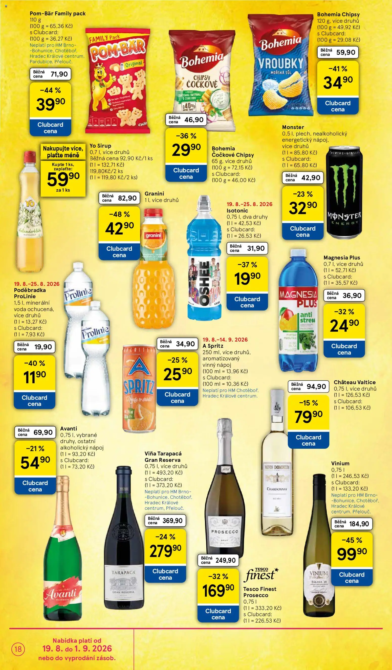 Tesco leták - Hypermarket od 19.08.2026 | Strana: 18