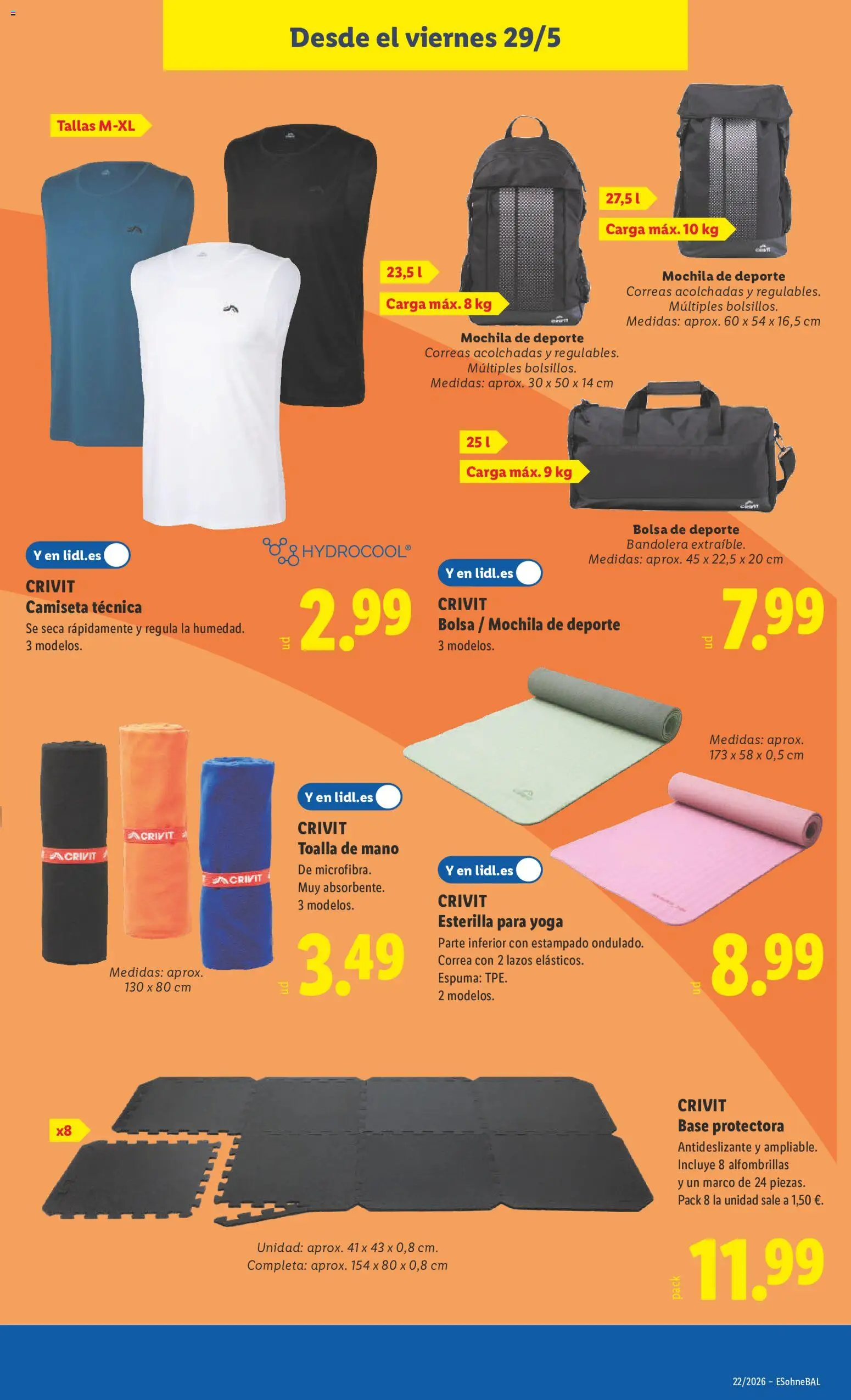 Lidl folleto de bazar │ válido desde el 25.05.2026 | Página: 29 | Productos: Mochila, Bolsa, Marco